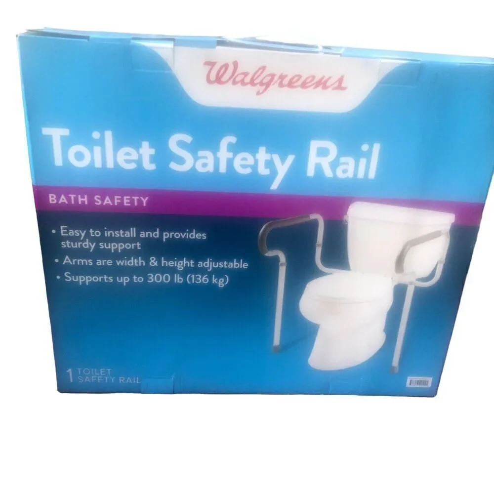 Walgreens Bath Safety Bedside Toilet - Supports up to 350 Pounds